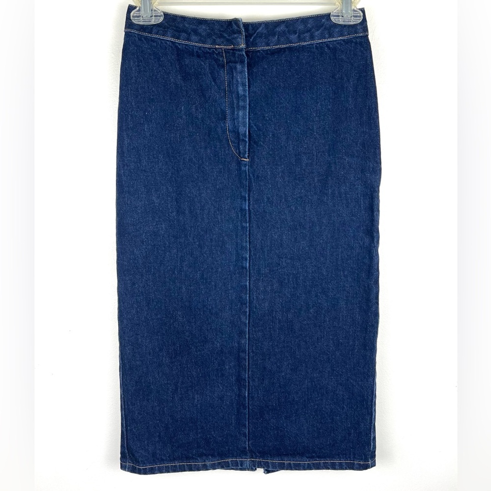 United Colors of Benetton Y2K  Denim Midi Skirt 38